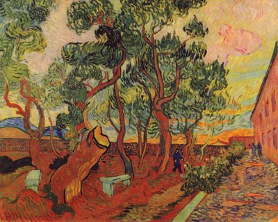 The Garden of Saint-Paul Hospital by Vincent van Gogh
